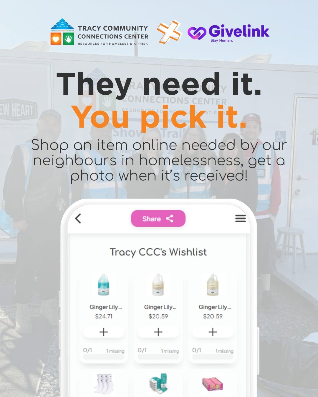 Shop Our Online Wishlist To Support TCCC